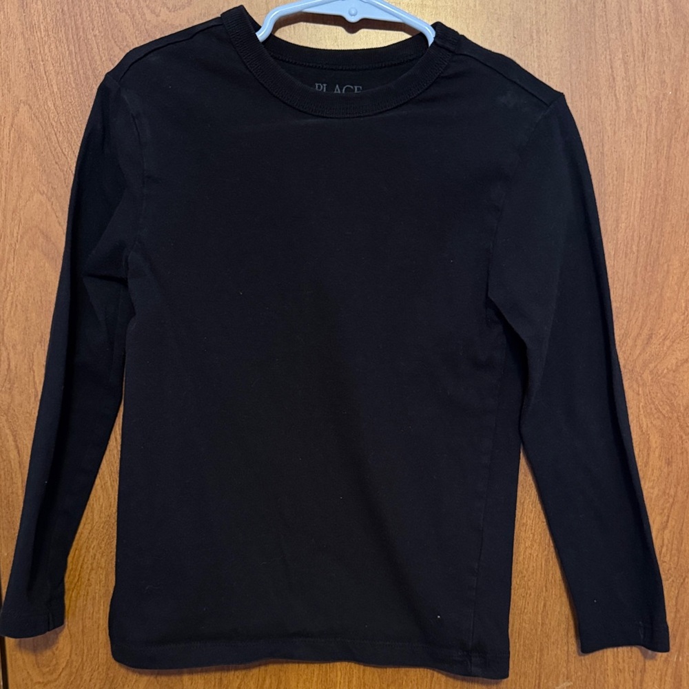 10/&10 Kids Classic Black Long Sleeve Tee